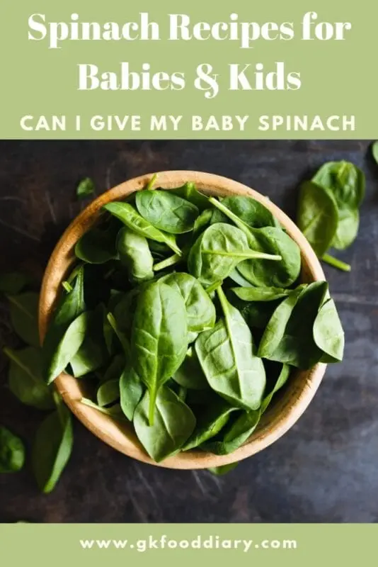 Baby food, vegetables, spinach, mashed, puree