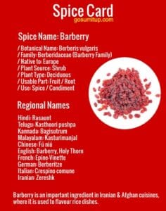 Barberry Jelly Recipe. Calorie, chemical composition and nutritional value.