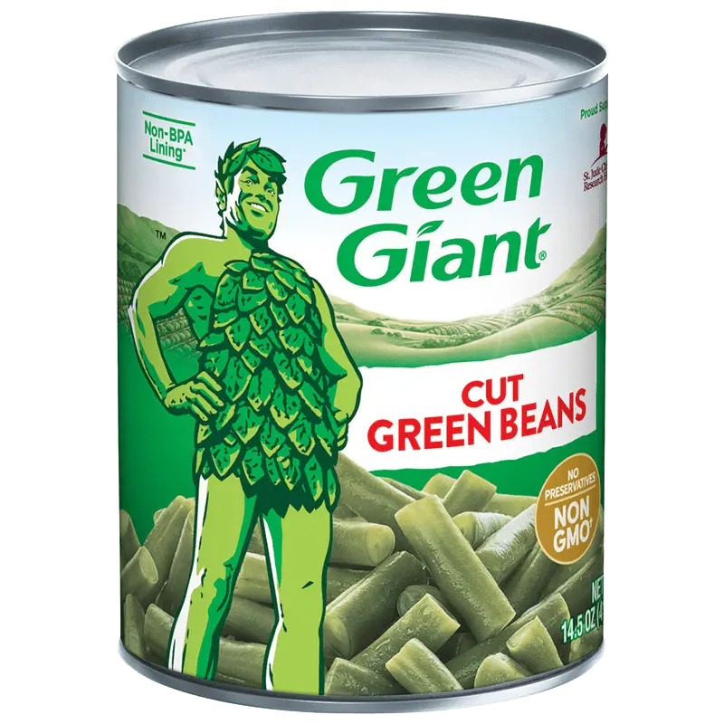 Beans, green, canned, contents without a liquid