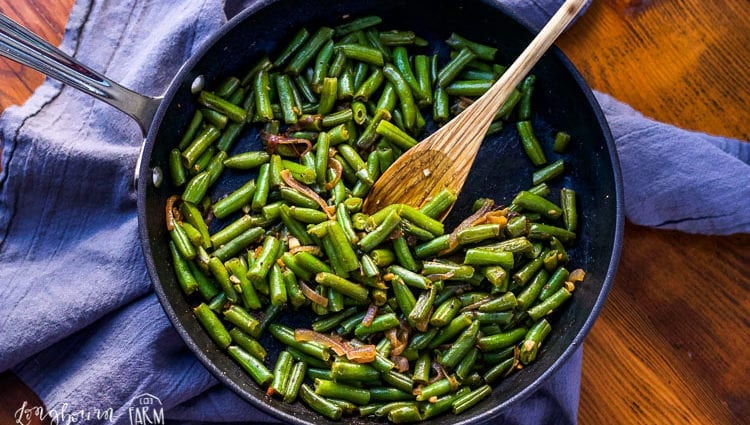 Beans, green, frozen, cooked, with salt