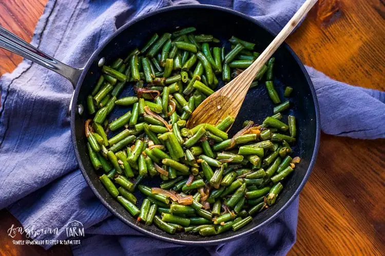 Beans, green, cooked, frozen, without salt