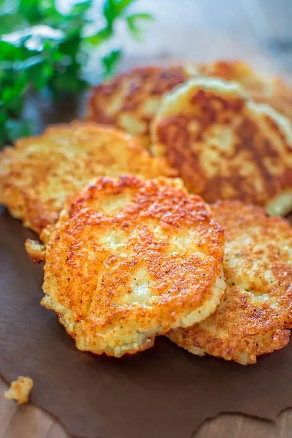 Boiled Potato Pancakes Recipe. Calorie, chemical composition and nutritional value.