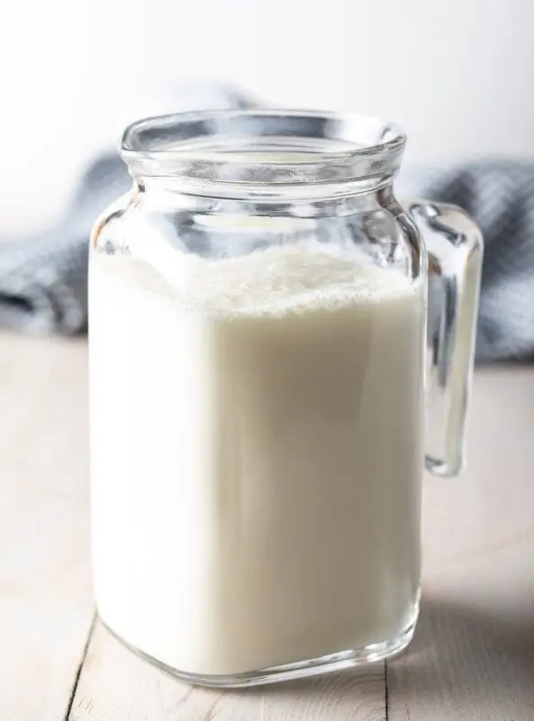 Buttermilk 1% fat, fermented
