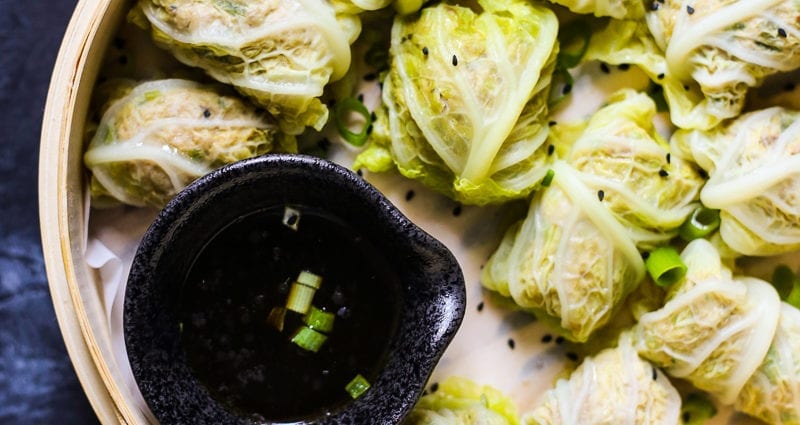 Cabbage Dumpling Recipe. Calorie, chemical composition and nutritional value.
