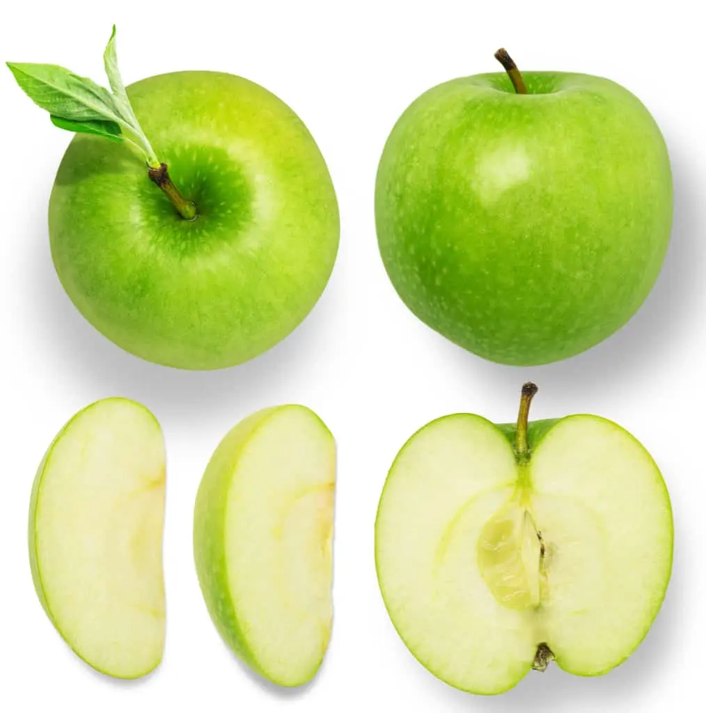 Calorie Apple Granny Smith. Chemical composition and nutritional value.