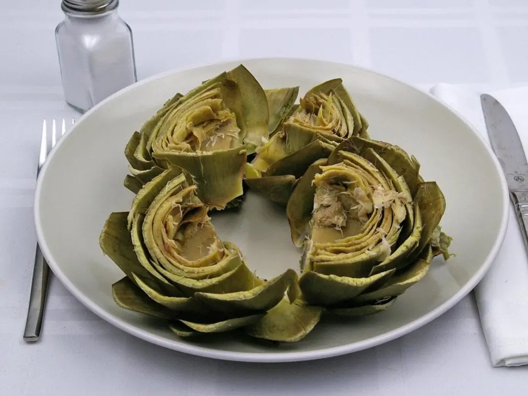 Calorie Artichoke boiled with salt. Chemical composition and nutritional value.