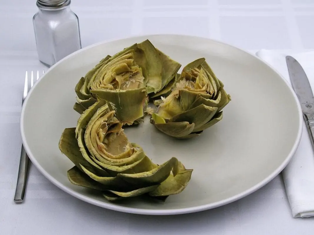 Calorie Artichoke boiled, without salt. Chemical composition and nutritional value.