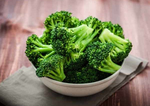 Calorie Broccoli, boiled, with salt. Chemical composition and nutritional value.