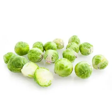 Calorie Brussels sprouts, raw. Chemical composition and nutritional value.