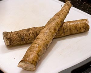 Calorie Burdock root, boiled, no salt. Chemical composition and nutritional value.