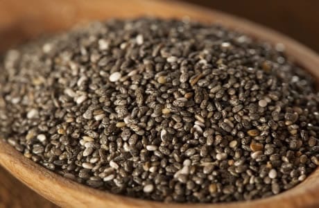 Calorie Chia seeds, dried. Chemical composition and nutritional value.