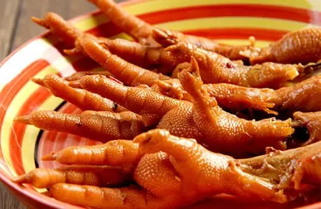 Calorie Chicken feet, boiled. Chemical composition and nutritional value.