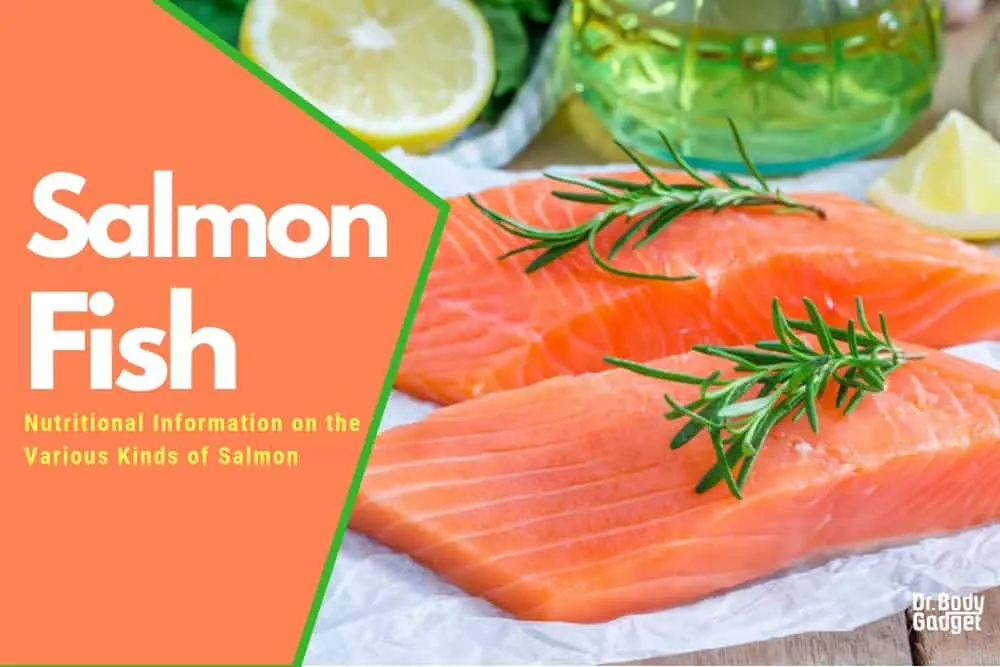 Calorie Chinook salmon, cooked in the heat. Chemical composition and nutritional value.