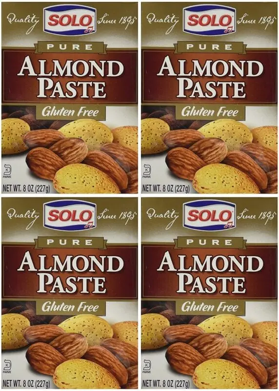 Calorie content Almond paste. Chemical composition and nutritional value.