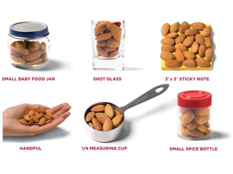 Calorie content Almonds, fried in oil with salt. Chemical composition and nutritional value.