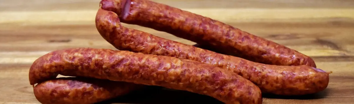 Calorie content Smoked sausages, pork. Chemical composition and nutritional value.