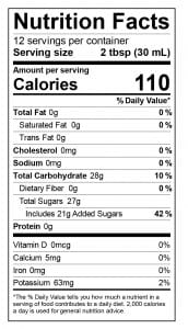Poma in surrepo calorie contentus. Canned cibum. Chemical compositionem et nutritional valorem.