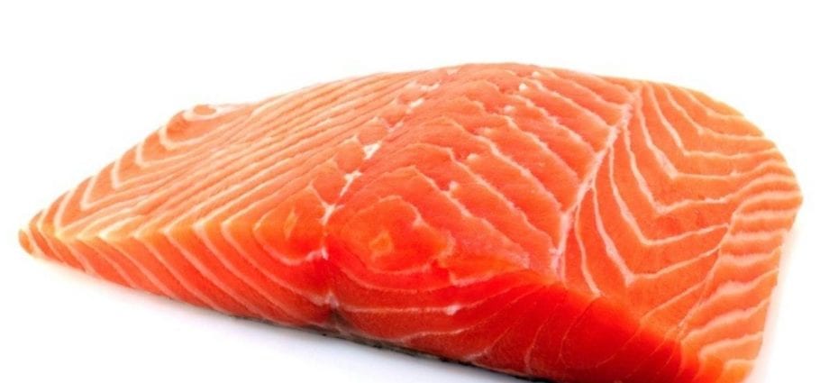 Calories Atlantic salmon, farmed, raw. Chemical composition and nutritional value.