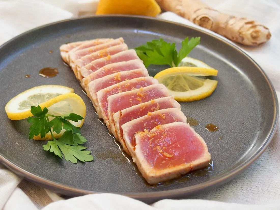 Calorie content Blue tuna, cooked in the heat. Chemical composition and nutritional value.