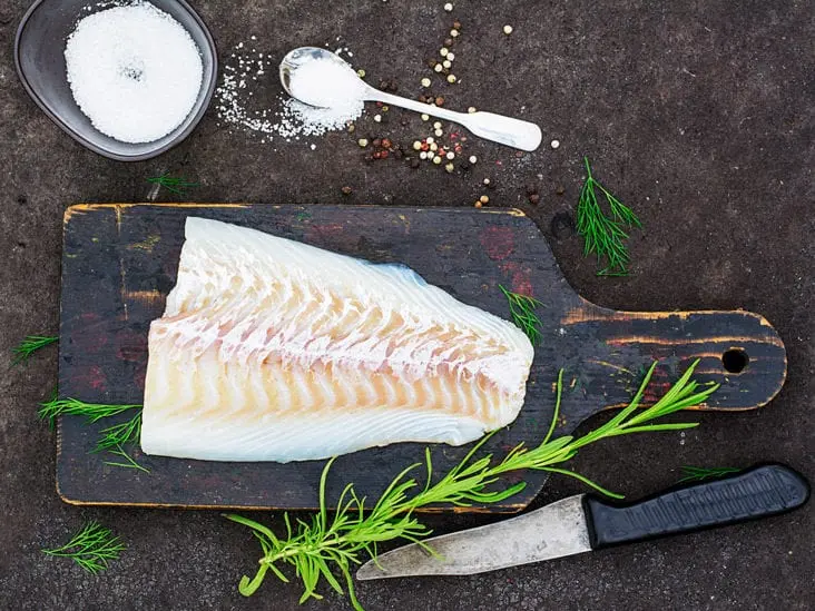 Calorie content Boiled cod, 1-340 each. Chemical composition and nutritional value.