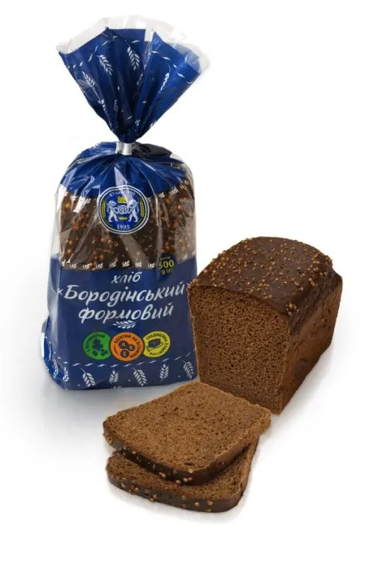 Calorie content Borodinsky rye-wheat bread (rye wallpaper and wheat flour 2 grades). Chemical composition and nutritional value.