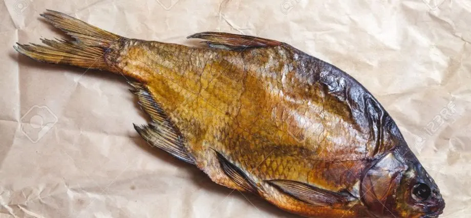 Calorie content Cold smoked bream. Chemical composition and nutritional value.