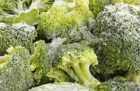 Calorie content Broccoli, branches, frozen, boiled, with salt. Chemical composition and nutritional value.