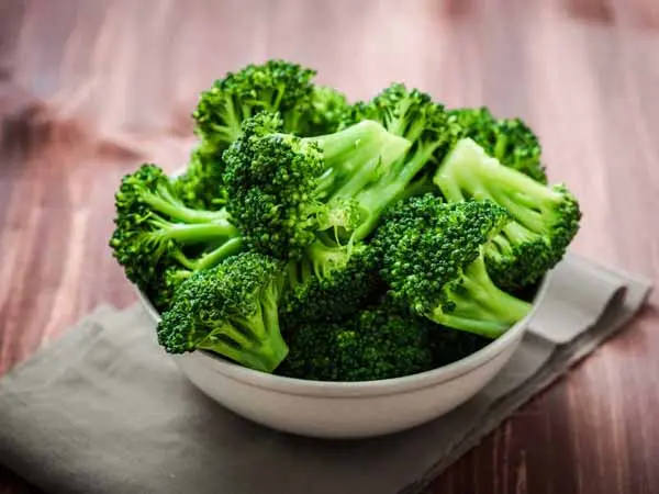 Calorie content Broccoli, frozen, boiled, no salt. Chemical composition and nutritional value.