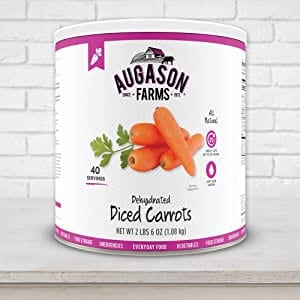 Calorie content Carrots, canned, dried, no salt added, dry product without marinade. Chemical composition and nutritional value.