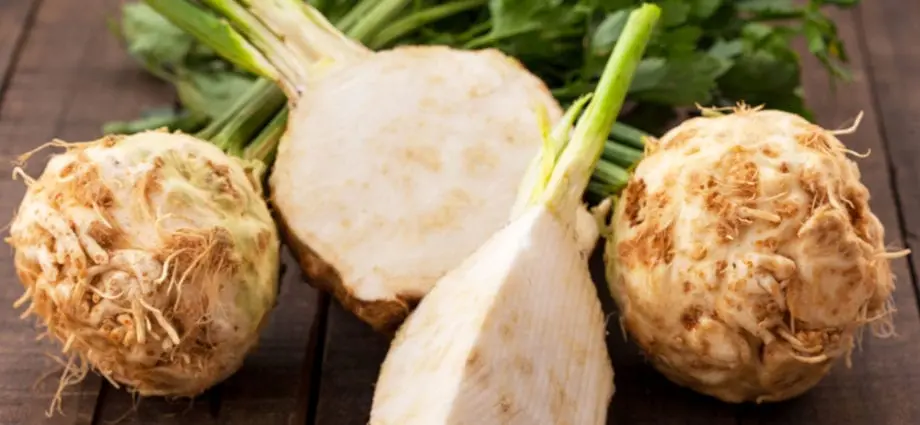 Calorie content Celery, root. Chemical composition and nutritional value.