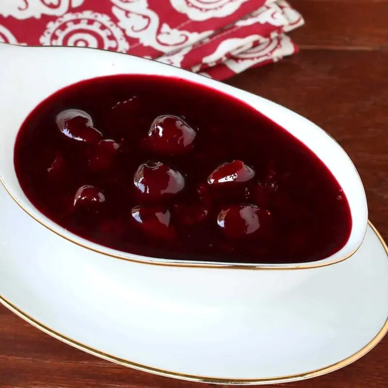 Calorie content Cherry compote. Canned food. Chemical composition and nutritional value.