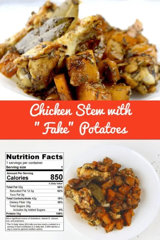 Calorie content Chicken stew with vegetables, 2-14 each. Chemical composition and nutritional value.