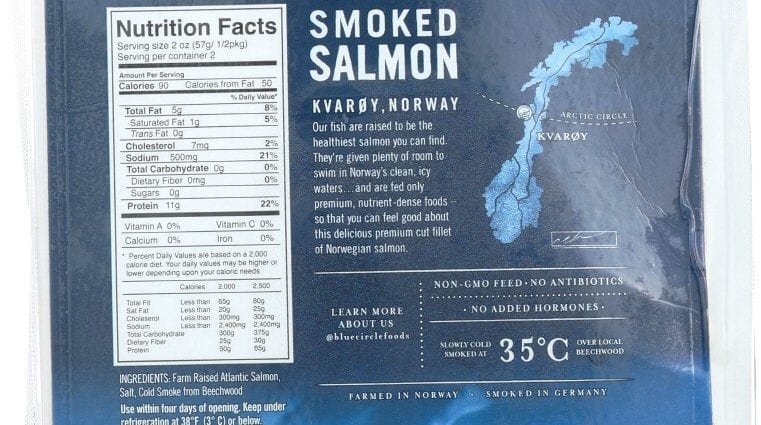 Calorie content Cold smoked sea perch. Chemical composition and nutritional value.