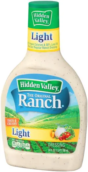 Calorie content Creamy dressing made from sour cream and / or buttermilk and butter, low in calories, fat-free. Chemical composition and nutritional value.