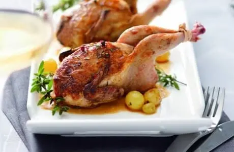 Calorie content Duck stuffed with potatoes, 2-18 each. Chemical composition and nutritional value.