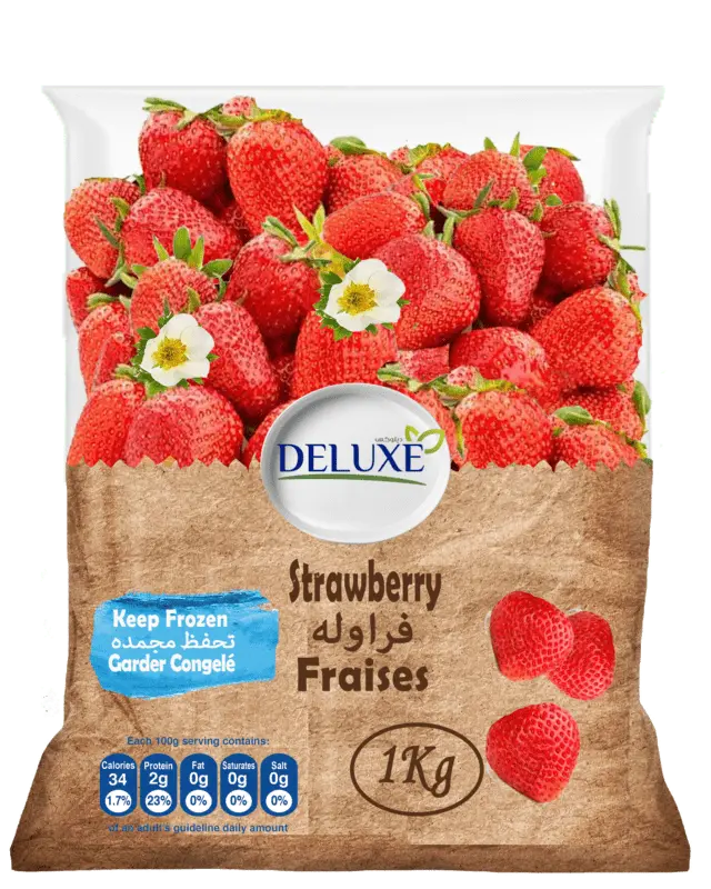 Calorie content Frozen strawberries. Chemical composition and nutritional value.