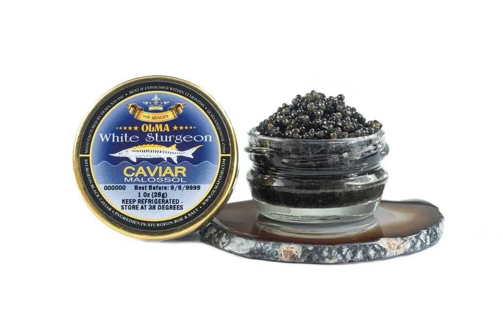 Calorie content Grained sturgeon caviar, salted. Chemical composition and nutritional value.