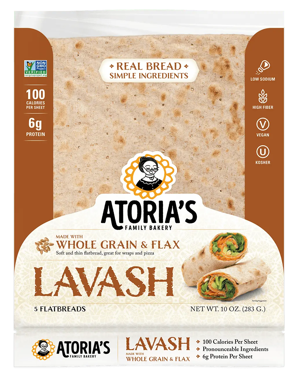 Calorie content Lavash, whole grain. Chemical composition and nutritional value.