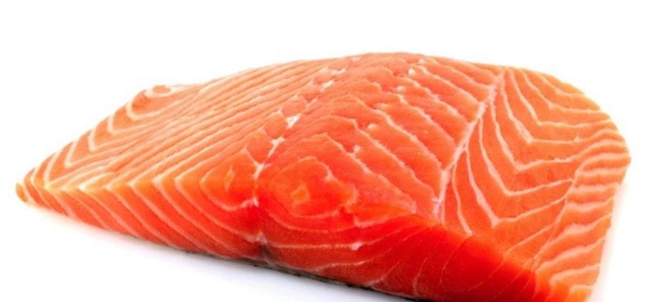 卡路里奇努克鮭魚，生的。 化學成分和營養價值。