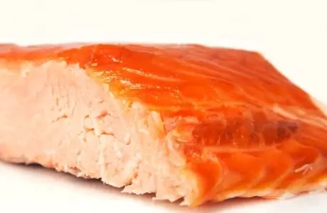 Calorie content of hot smoked sockeye salmon (Alaska). Chemical composition and nutritional value.