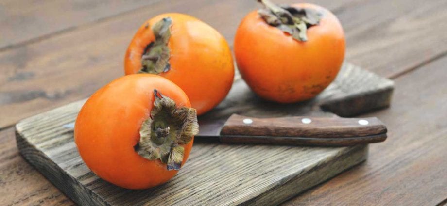 2 persimmons a day &#8211; and health will improve on six points