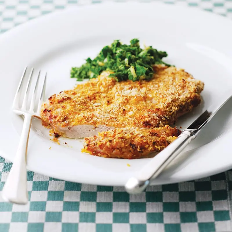 Calorie content of Pork Escalope, 1-412 each. Chemical composition and nutritional value.