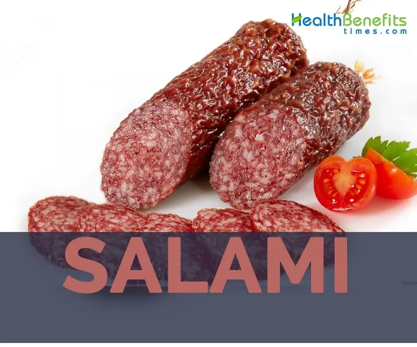 Calorie content of Salami, air cooking, turkey meat. Chemical composition and nutritional value.