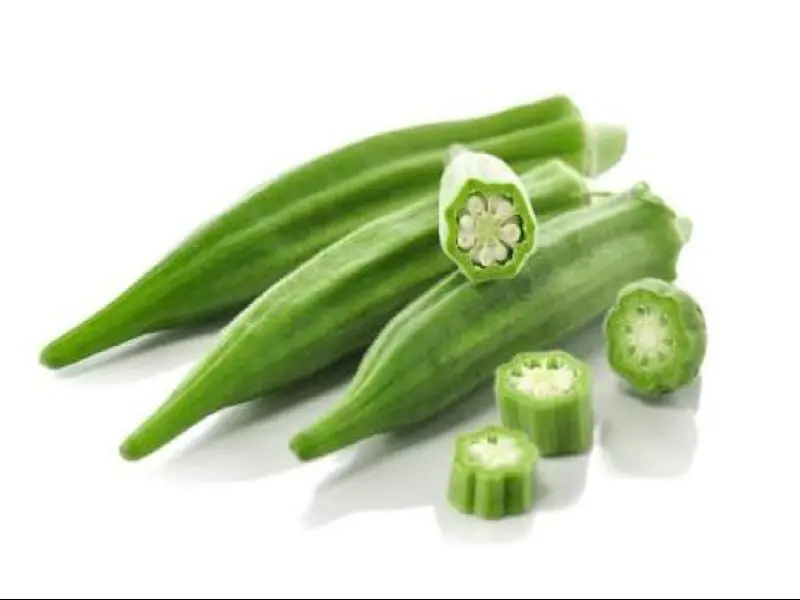 Calorie content Okra, frozen, boiled, without salt. Chemical composition and nutritional value.