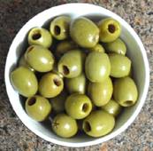 Calorie content Olives (pulp, raw). Chemical composition and nutritional value.