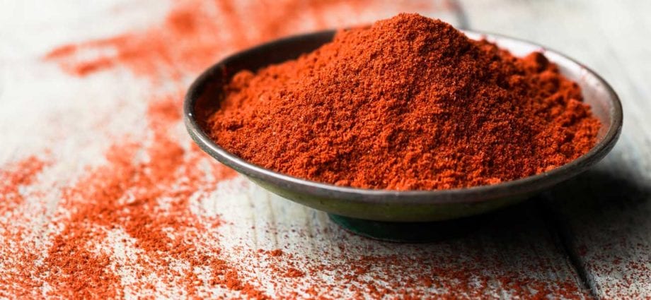 Calorie content Paprika, ground sweet pepper. Chemical composition and nutritional value.