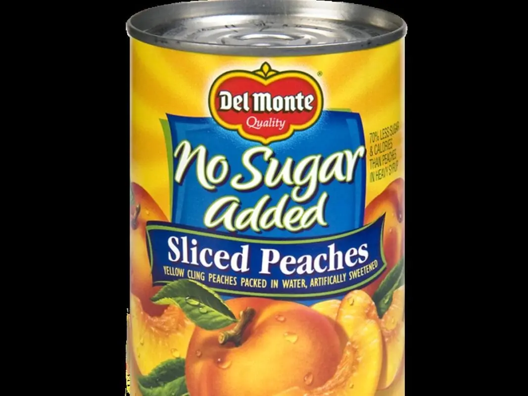 Calorie content Peaches, canned in water. Chemical composition and nutritional value.