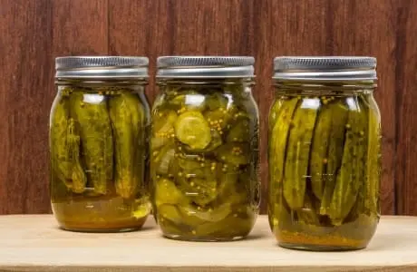 Calorie content Pickled cucumbers with low salt content. Chemical composition and nutritional value.