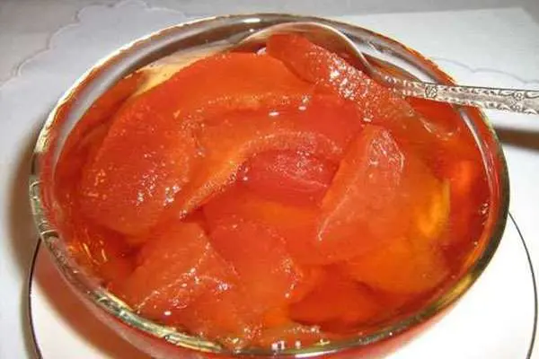 Calorie content Quince jam. Chemical composition and nutritional value.