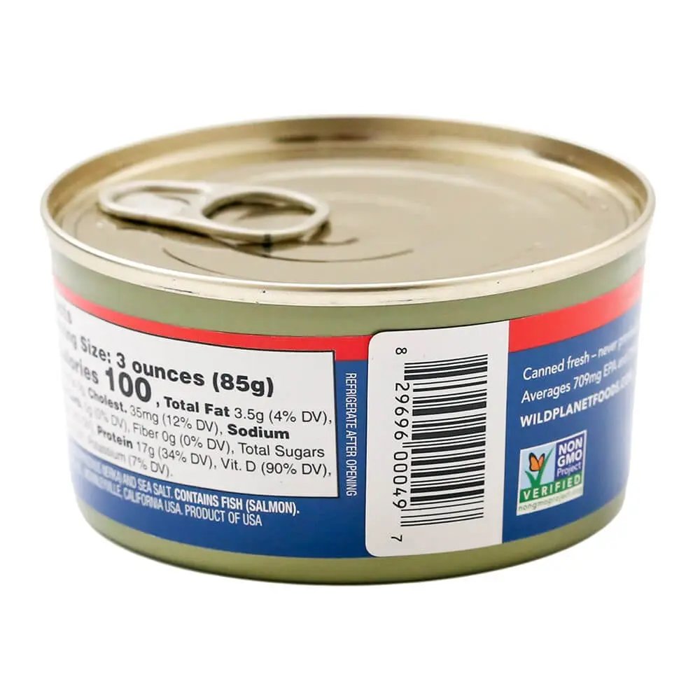 Calorie content Sockeye salmon, canned without salt. Chemical composition and nutritional value.